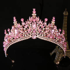 Korean-Style Bridal Crown Party Birthday Dress Crown Alloy Rhinestone Headpiece