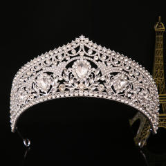 Korean-Style Bridal Crown Party Birthday Dress Crown Alloy Rhinestone Headpiece