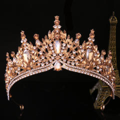Korean-Style Bridal Crown Party Birthday Dress Crown Alloy Rhinestone Headpiece