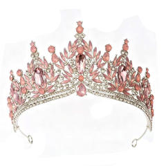 Korean-Style Bridal Crown Party Birthday Dress Crown Alloy Rhinestone Headpiece