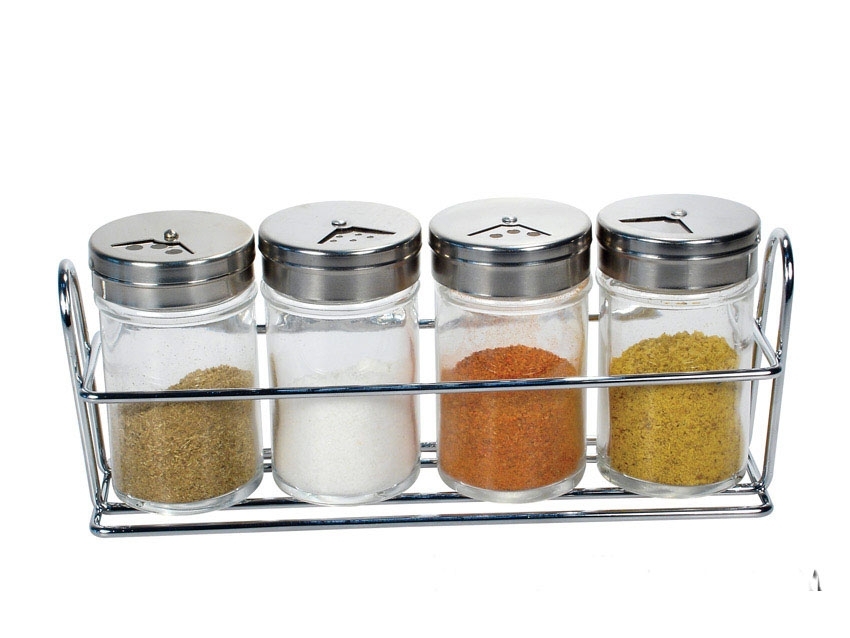 glass spice bottles