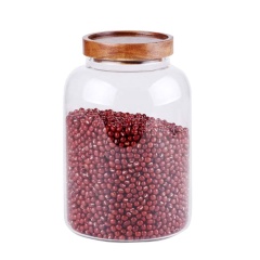 Special shape Food Storage Jars with bamboo lid