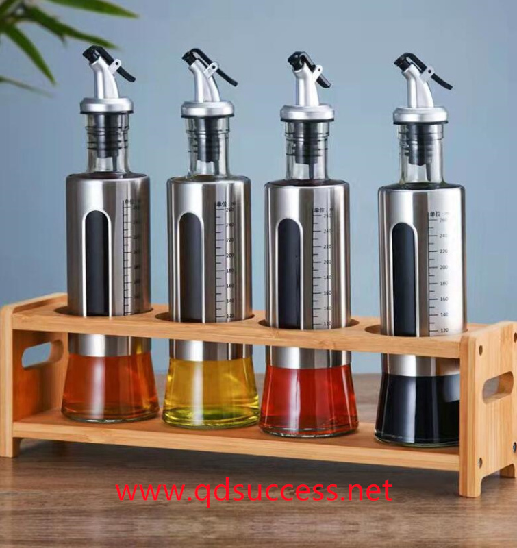 glass oil & vinegar bottles