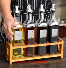 glass oil & vinegar bottles