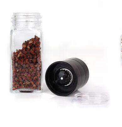 glass spice bottles