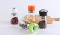 glass spice bottles