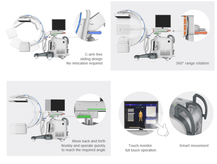 digital FPD c-arm machine