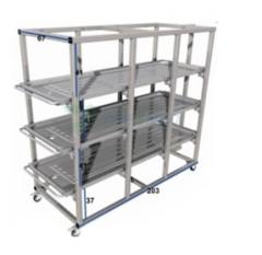 Stainless Steel Corpse Storage Rack YSCFJ-3