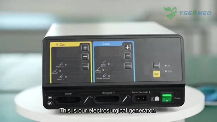 The operation video of YSESU-X100V veterinary electrocautery machine