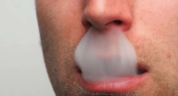 How to Do the French Inhale