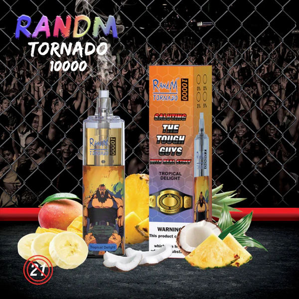 ​​​​​​​RandM Tornado 10000 Puffs Glow Disposable Vape