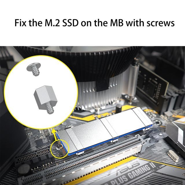 M.2 Screw Kits for ASUS/MSI/Gigabyte Motherboard and Laptop M.2 Heatsink for Laptop