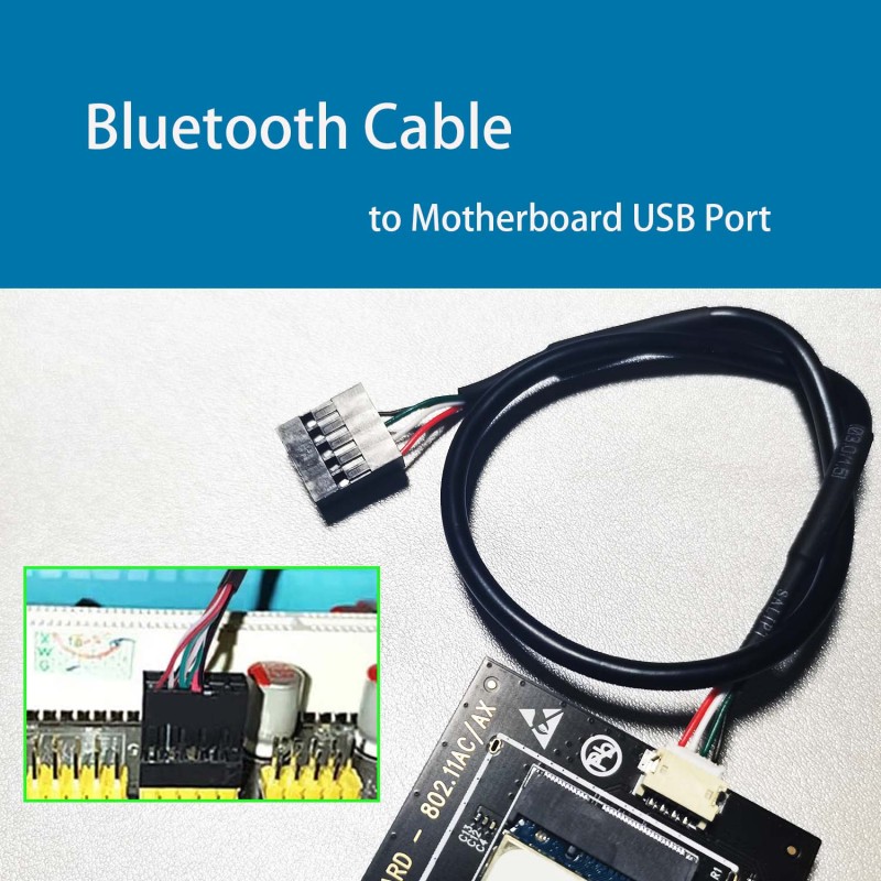 PCIe to M.2 NGFF Key E/A+E Wireless WiFi 4/5/6/6E (No WiFi Network Card) with SMA Antenna for M.2 Wireless WiFi 802.11a/b/g/n/ac/ax Network Module