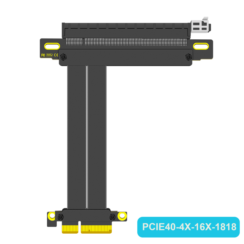 PCIe 4.0 4X to 16X Riser Cable