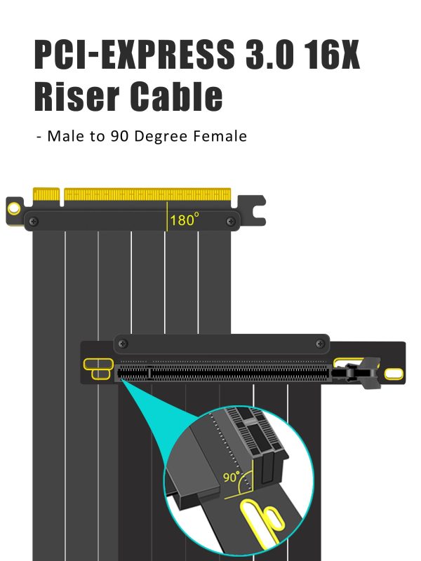 PCIe 3.0 x16 Riser Cable
