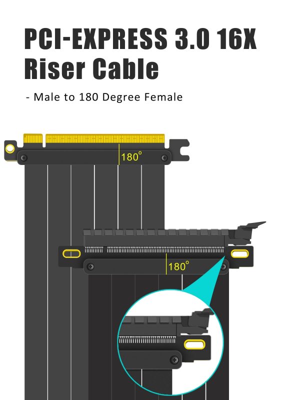 PCIe 3.0 x16 Riser Cable