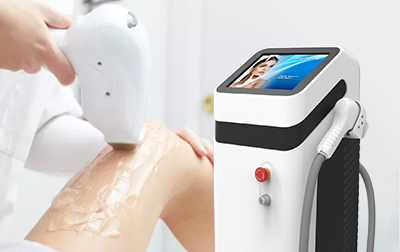 Vertical 600W diode laser hair removal machine sold to Iraq