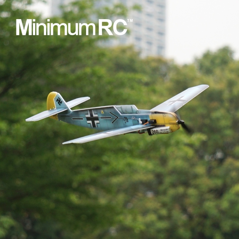 Messerschmitt BF-109 360mm profile scale micro 4CH RC aircraft kit