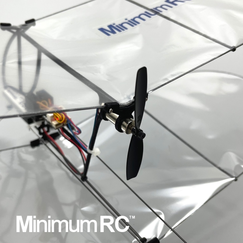 Shrimp V2 Ultra-light 3CH V-tail Indoor RC Aircraft Biplane