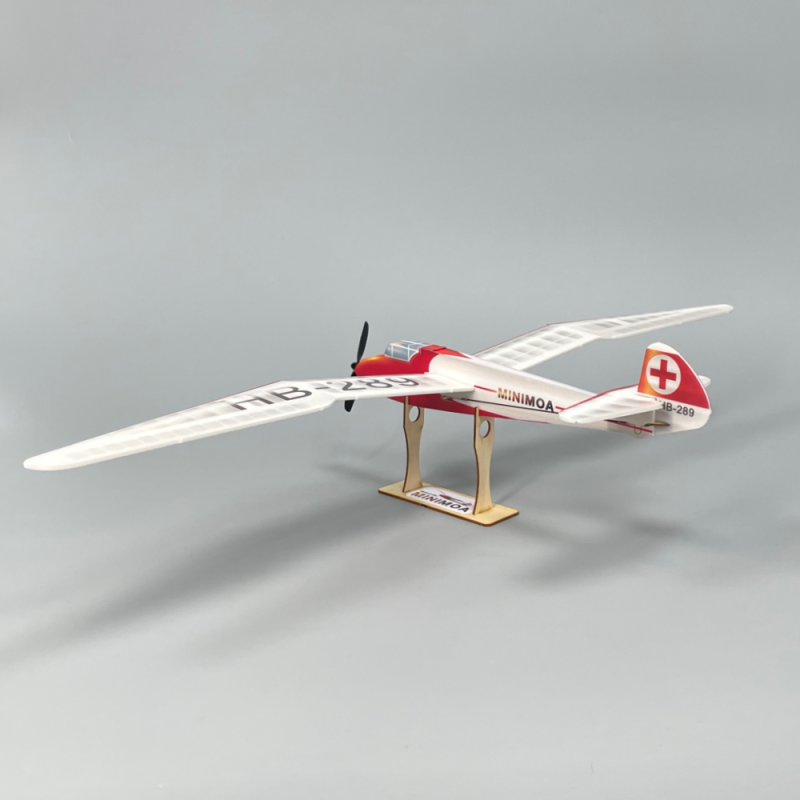 Minimoa Glider gull-wing 700mm micro RC aircraft kit