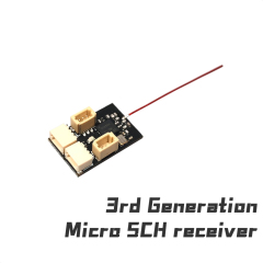 3rd Generation Micro 5CH receiver with build-in 5A brushed ESC