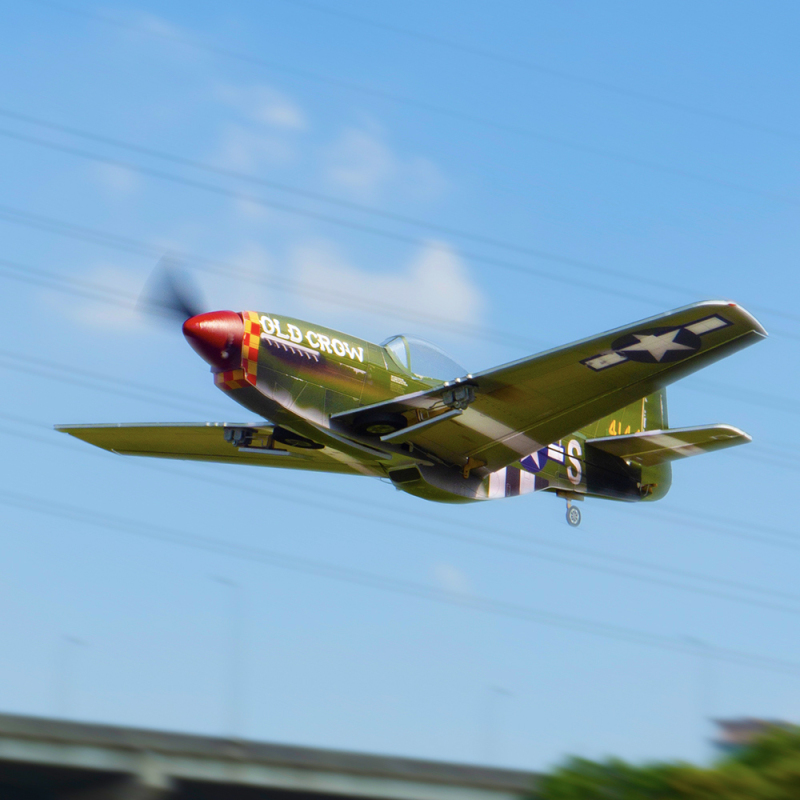 P51 Mustang 5CH Aircraft with Retractable Landing Gear