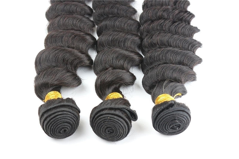 Hair Extension Hairdo Bundles of Hair Deep Wave Brazilian Hair Weave Style