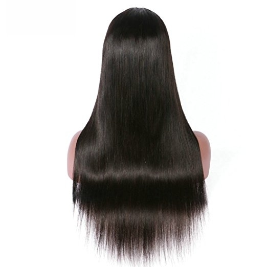 U Part Wigs Human Hair For Black Women Silky Straight Middle Part 1x4 U Parting Brazilian Remy Hair Natural Color