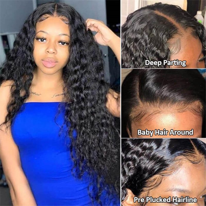 Beginnger-Friendly 4X4 Hd Lace Closure Wigs Human Hair Pre Plucked Hairline Beauty Supply