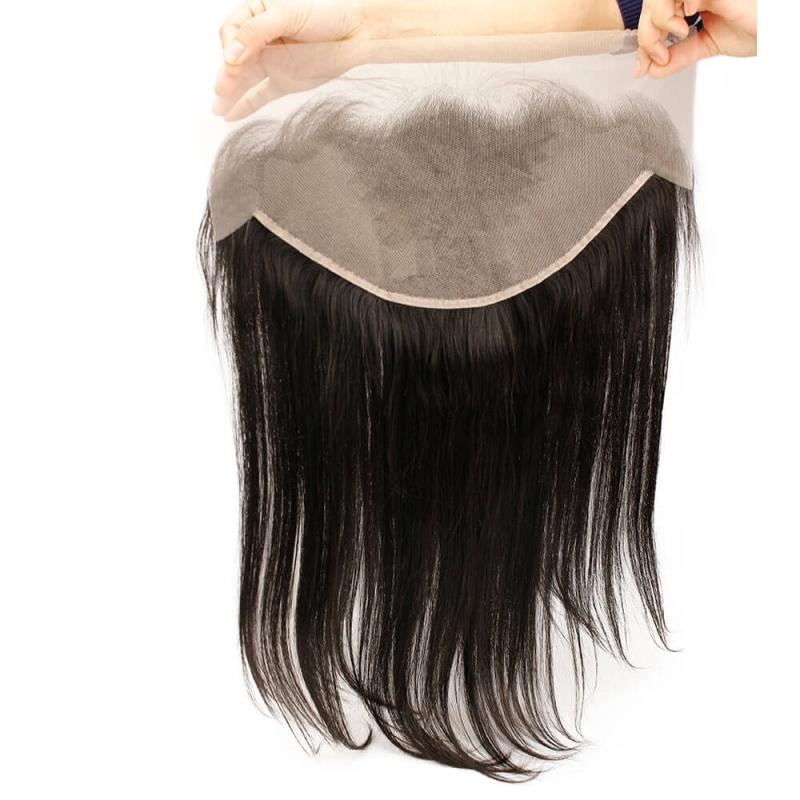 Silky Straight Transparent Lace Frontal Closure Swiss Lace 13x6 Lace Closures With Baby Hair Around