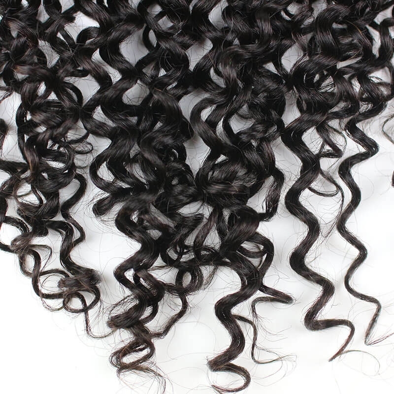 13x6 Curly Brazilian Human Hair Lace Frontal Closures Ear To Ear Bleached Knots With Baby Hair Natural Color