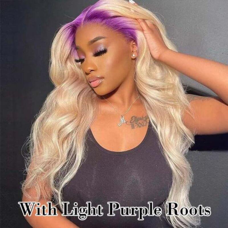 Body Wave Black Ombre 613 Colored Lace Front Wig Brazilian Remy Loose Wave Human Hair Wigs For Women 150%