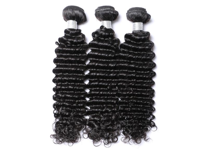 Benita Hair Top Quality  Natural Color Virgin Human Hair Bunldes Deep Curly Hair 3pcs Pack