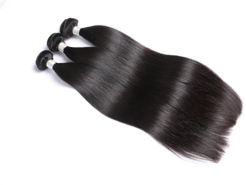 Benita Hair Top Quality  Natural Color Straight Virgin Human Hair Bunldes 3pcs Pack