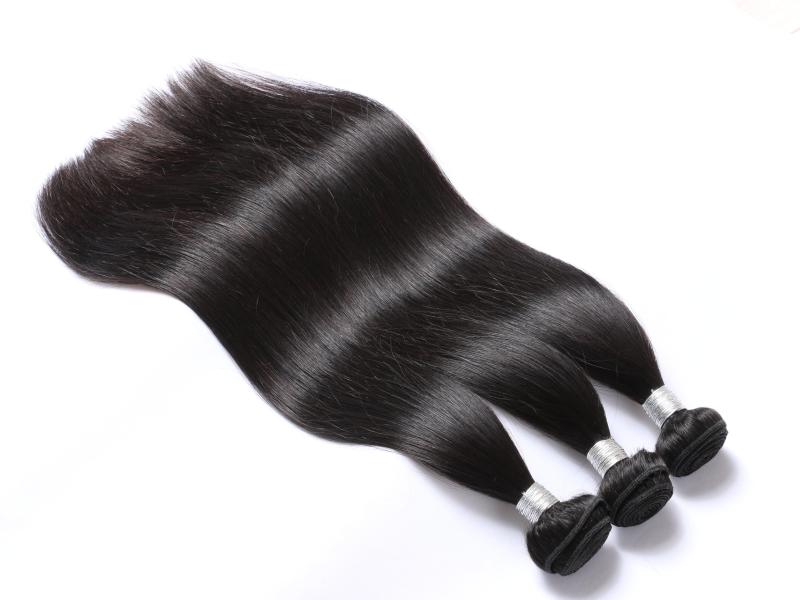 Benita Hair Top Quality  Natural Color Straight Virgin Human Hair Bunldes 3pcs Pack