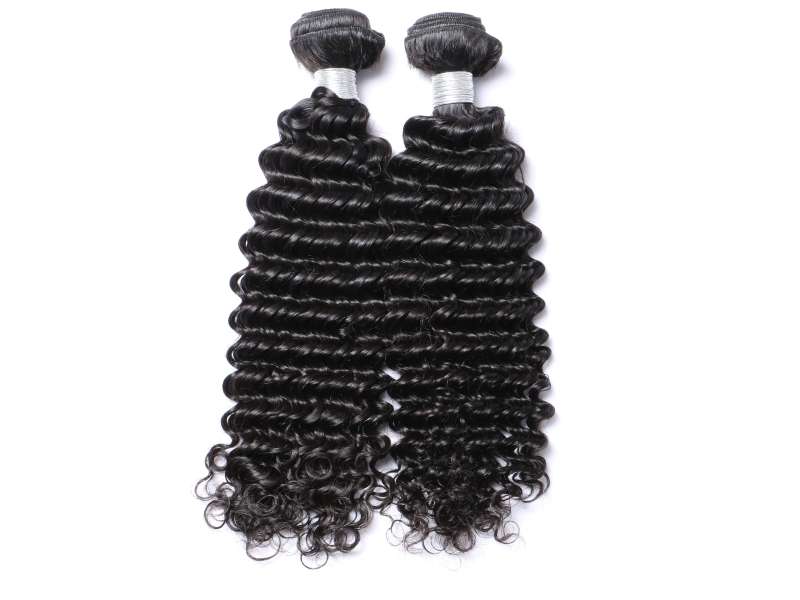 Benita Hair Premium Virgin Human Hair Bundles Natural Color Deep Curly Hair 2pcs Pack