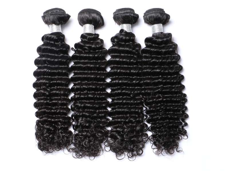 Benita Hair Top Quality  Natural Color Virgin Human Hair Bunldes Deep Curly Hair 4pcs Pack