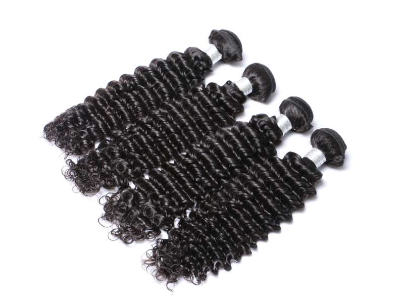 Benita Hair Top Quality  Natural Color Virgin Human Hair Bunldes Deep Curly Hair 4pcs Pack