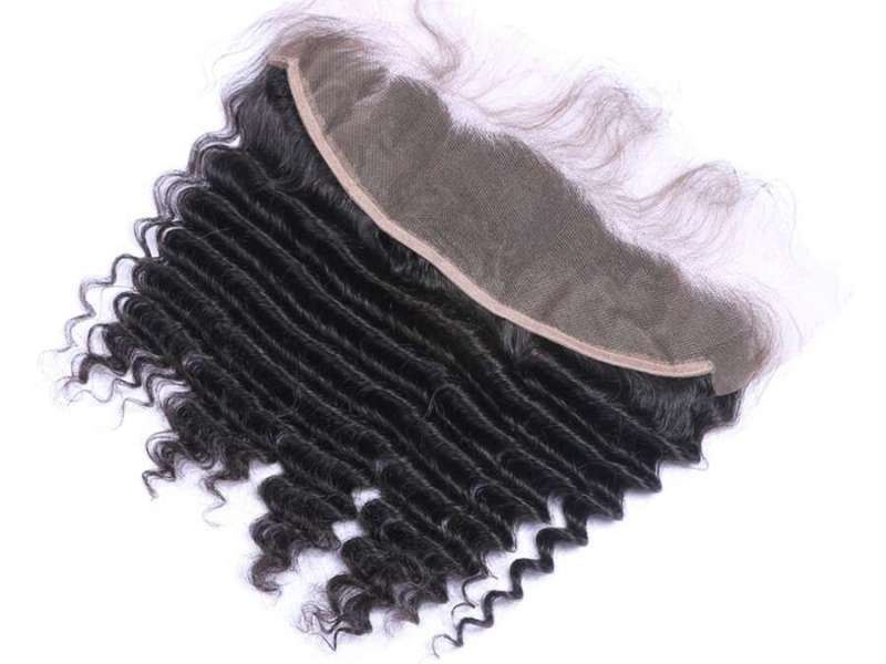 Benita Hair Quality Natural Black 13*4 Transparent Lace Frontal Deep Wave Lace Frontal Piece