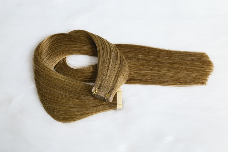 Benita Hair 6# Medium Brown Color Tape In Human Hair Extension Quality Tape Hair
