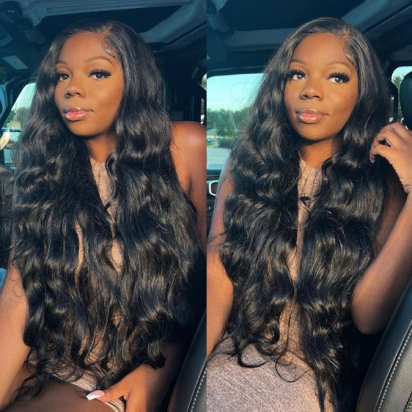 Benita Hair 13x6 Full Lace Front Human Hair Wigs Virgin Human Hair Straight Preplucked Transparent Lace and HD Clear Lace Front Wig 150% 180% 200% 250% Density