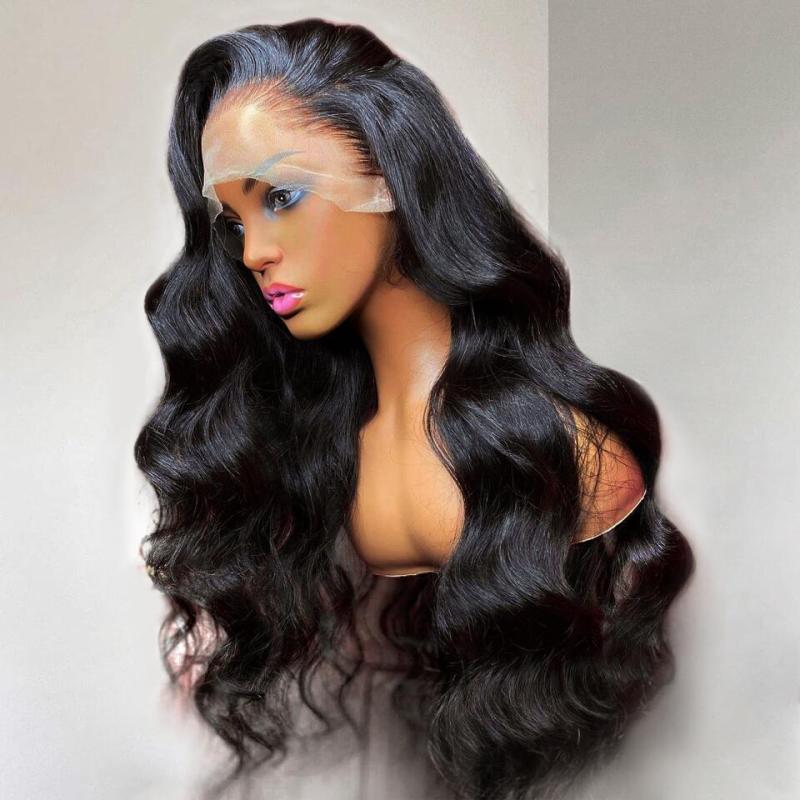 Benita Hair 13x6 Full Lace Front Human Hair Wigs Virgin Human Hair Body Wave Preplucked Transparent Lace and HD Clear Lace Front Wig 150% 180% 200% 250% Density