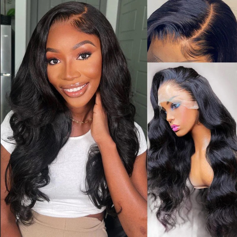 Benita Hair 13x4/ 13x6 Pre-plucked Natural Hairline Body Wave HD Lace Frontal Virgin Human Hair Wigs For Black Women