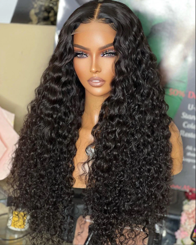 Benita Hair Water Wave Virgin Human Hair 13x4 13x6 HD Full Lace Frontal Human Hair Wigs Free Part