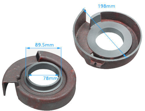 Iron Impeller Swirl Case(Type A) Fits For Gas Engine Powered 4In. Aluminum Water Pump