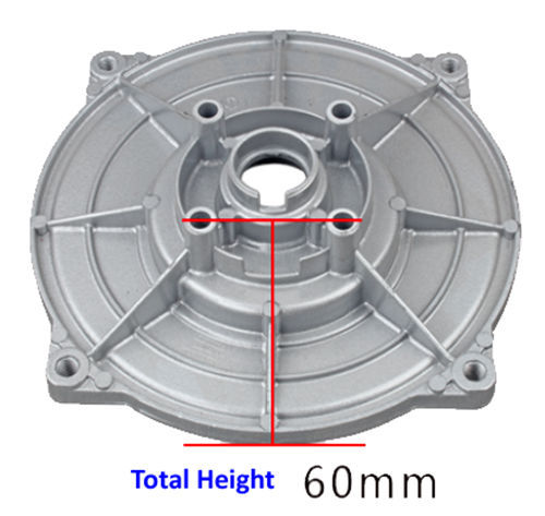 Pump Housing Cover(Type B) 65MM Mgt. Hole CD Fits For Gasline Or Diesel Engine Powered 4 Inch Aluminum Water Pump