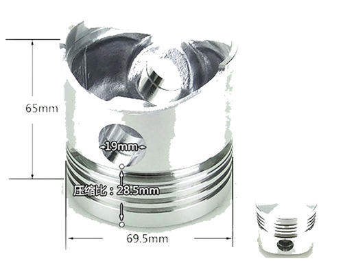 Piston For Changchai Or Simiar R170 4HP Bore Size 70mm Small Single Cylinder Water Cool Diesel Engine