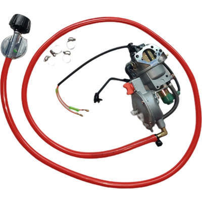 LNP Propane LPG Gasoline Muti-Fuel Carburetor Conversion Kit Fits For 5500 Through 8500 5KW-8KW Honda Wen Predator Coleman Champion Or Similar Genset