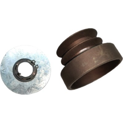 Centrifugal Pulley Belt Iron Clutch 25MM Hole Dia. Double Groove Fits For 188F 190F 192F GX390 GX420 Or More Gasoline Engine