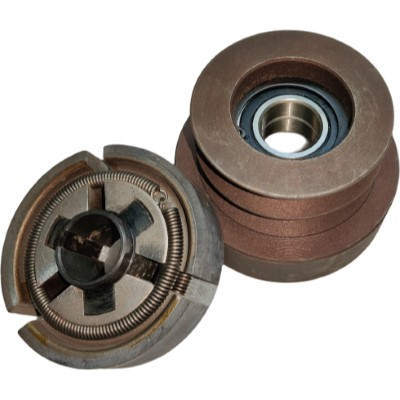 Centrifugal Pulley Belt Iron Clutch 1'' Hole Dia. Double Groove Fits For Predator Wen 389cc 420cc Or More Gasoline Engine